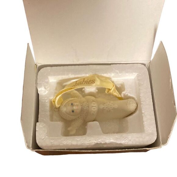 Department 56 Snowbabies “Baby In My Stocking” 2002 With Box - Picture 5 of 6